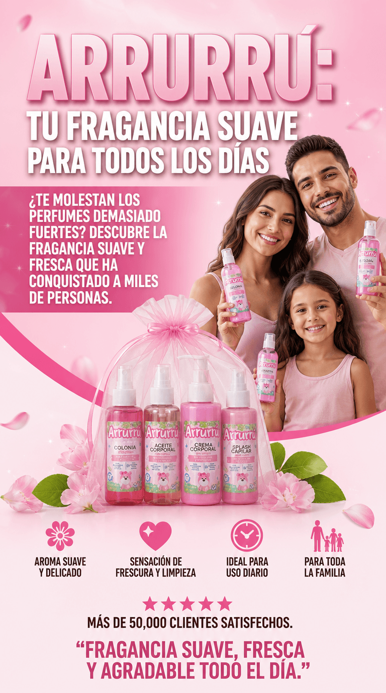COMBO ARRURRU 4 PIEZAS + OBSEQUIO