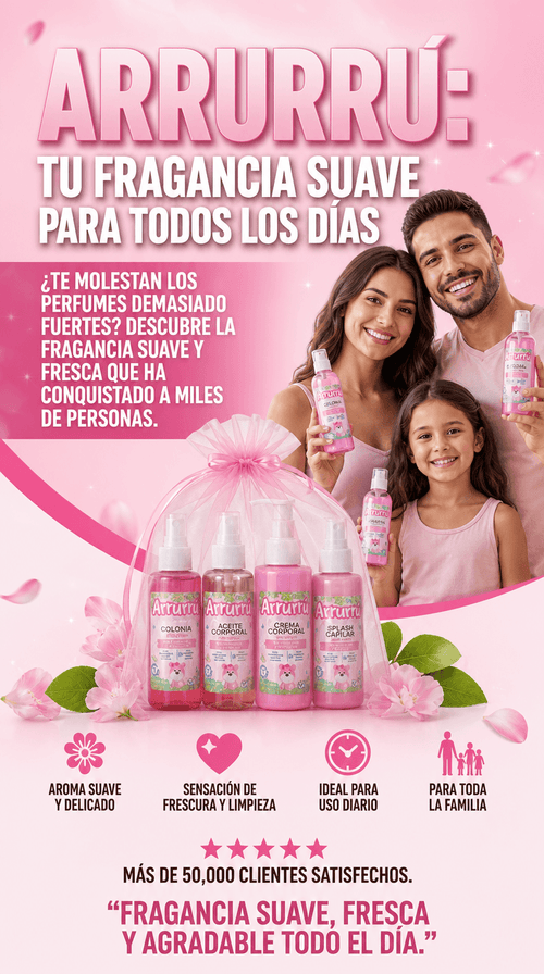 COMBO ARRURRU 4 PIEZAS + OBSEQUIO